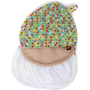 Close - Discos de lactancia de bambú 4 uds con funda multicolor Close