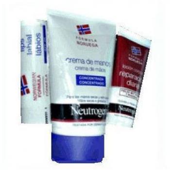 Neutrogena Pack Crema de manos 50ml + Labial SPF20 y Loción piel muy seca