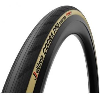 Cubierta Vittoria Corsa Pro Control Tubeless Ready plegable negro marrón 700x30 30-622