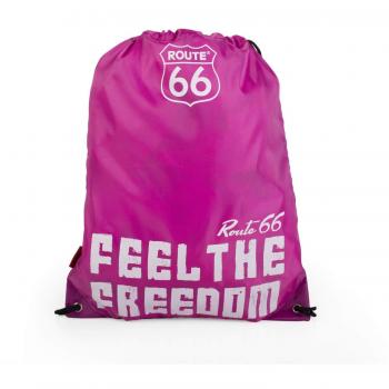 Route 66 Saquito, Mochila con Cordones Tiempo Libre y Sportwear Unisex Adulto, Fucsia, M