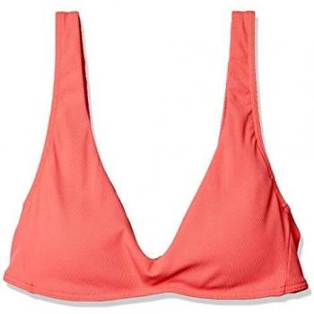 Volcom Simply Rib Vneck Bikini, Mujer, Reef Pink, S