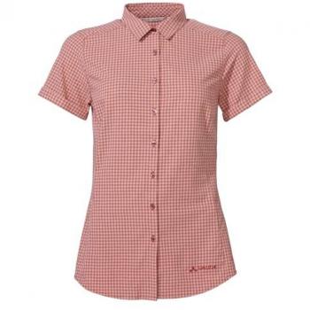 Vaude Seiland III Women's Short Sleeve Outdoor Shirt - Soft Rose - Size 44
