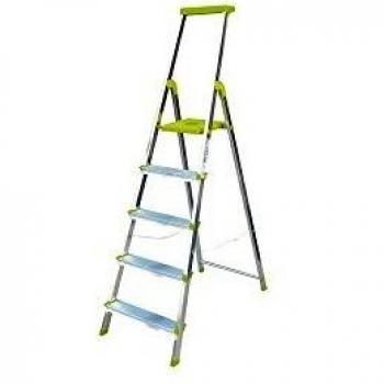 Escalera Rolser Aluminio BriColor 5 Peldaños - Verde Lima