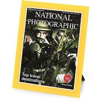Balvi Marco National Photografic Color Rojo Tamaño de Foto: 15x20cm para sobremesa o para Colgar Acrílico