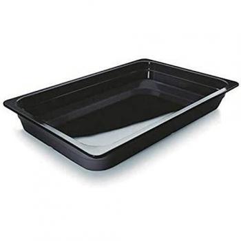 Lacor 66165J - Cubeta negra melamina gn 1/1 530x325x65