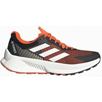 Zapatillas de trail Adidas Terrex Soulstride Flow para hombre, en colores naranja, negro, blanco y rojo