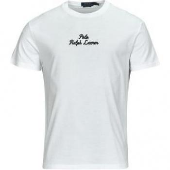 Polo Ralph Lauren Men's Regular Fit Cotton T-Shirt with Embroidered Logo - White