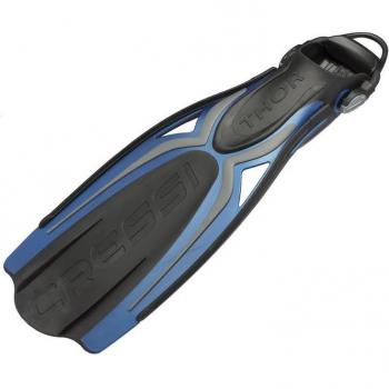 Aletas de Buceo con Tacón Abierto Cressi Thor EBS Azul XS-S