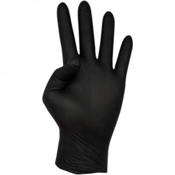 Guante nitrilo desechable negro Extreme T-XL Caja 100 Unidades