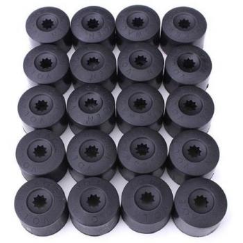 TOOGOO 20 Tuerca de rueda perno de tapa de cubierta de 17 mm para Volkswagen Golf MK4 Passat Audi Escarabajo