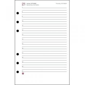 Miquelrius - Recambio Agenda 16 meses Integral - Día Página - Tamaño Activa 117 x 182 mm