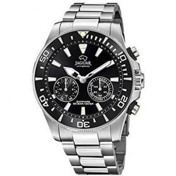 Reloj Híbrido Jaguar Connected J888/2 para Hombre de Acero Negro