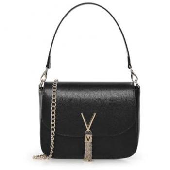 Bolso de hombro Divina Valentino, Color negro, Para mujer