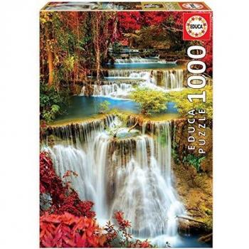 Educa - Catarata en el Bosque Puzle, 1 000 Piezas, Multicolor