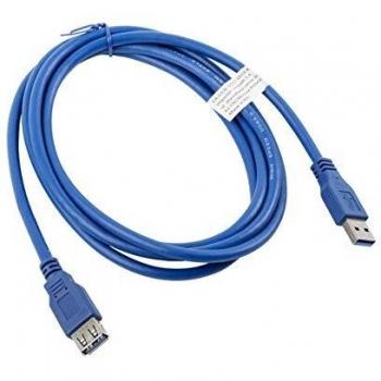 CABLE ALARGADOR USB 3.0 LANBERG CONECTORES AZUL