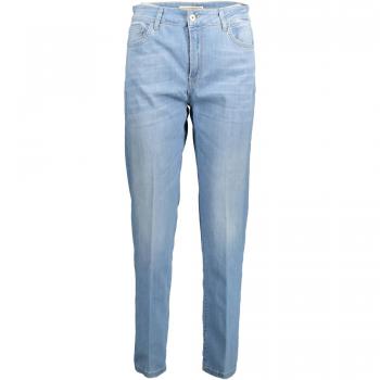 Kocca Light Blue Cotton Slim-Fit Jeans for Women, Size W31