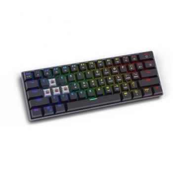 Teclado Mecánico SAVIO BLACKOUT Brown (Outemu Brown), negro