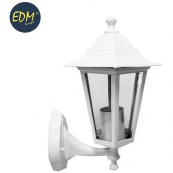 Farol de aluminio y cristal para pared modelo Marsella