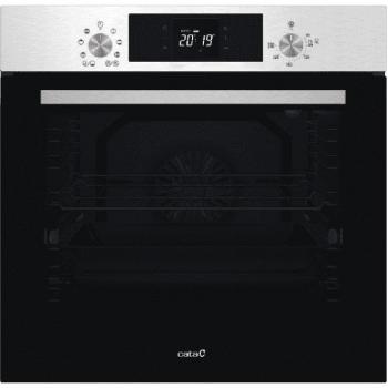 Horno multifunción Cata MDS 8008 X Inoxidable, Mandos Escamoteables, AquaSmart, Clase Energética A, Función Air Fry, 8 Funciones