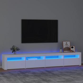 Mueble de TV con luces LED 240x35x40 cm, Mueble de Salon, Mueble Televisor, Mesa de TV, Mueble tele