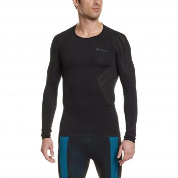 Odlo Evolution Light - Top interior térmico para hombre, Color Negro, Talla S