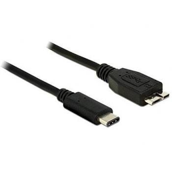 DeLock Cable USB 3.1 Gen 2 USB Type-C macho a USB Micro B macho 1 m negro