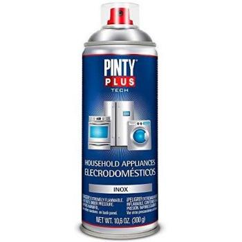 PINTURA EN SPRAY PINTYPLUS TECH INOX ELECTRODOMÉSTICOS E150 SPRAY 520CC