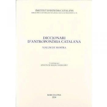 Diccionari d'antroponímia catalana. Volum de mostra: 9