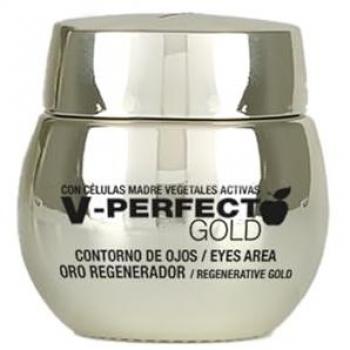 Thader Pharma Contorno de ojos V-Perfect Gold con Oro regenerador ideal para piel madura, 30 ml