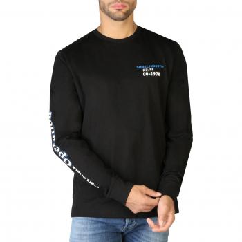 Diesel Men's Long Sleeve Black T-Shirt T-DIEGOS-LS-K25