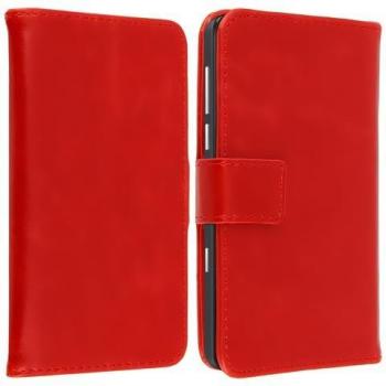 Funda Libro Billetera Universal para Smartphone Talla SL - Roja