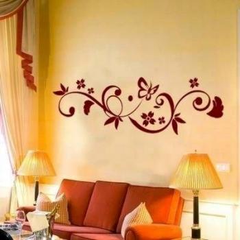 INDIGOS UG Vinilo Decorativo para Pared, Verde, 80x8x8 cm