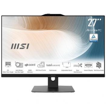Ordenador Todo en Uno MSI Modern AM272P i7-150U 16GB RAM 500GB SSD 27 FHD Negro