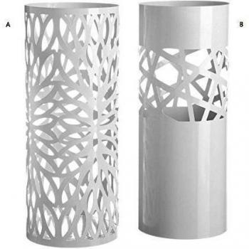 dcasa - Paragüero blanco 2/m metal 19,50 x 19,50 x 49 cm . - B