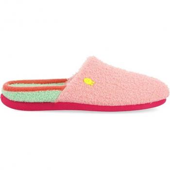 Zapatillas de casa abiertas de mujer con material reciclado