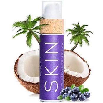 Cocosolis Anti-cellulite Dry Oil 110ml - Organic dry oil for treating cellulite, with Blueberry Muffin aroma, tightens, refreshes and revitalizes the skin, nourishing oil for massage