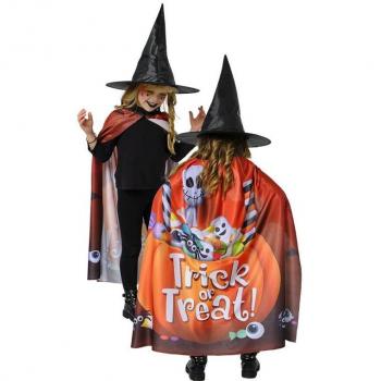 Kit de Disfraz de Bruja para Niños: Capa y Sombrero