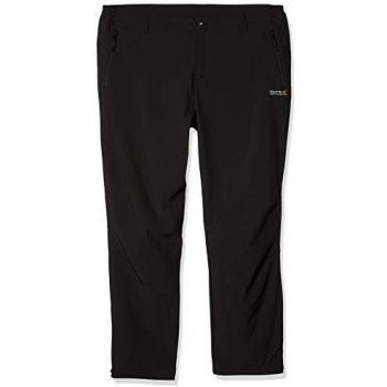 Regatta Geo Softshell II Pantalón Tejido elástico Isotex Impermeable y Transpirable Trousers, Hombre, Black, 42