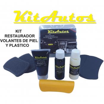 KITAUTOS kivp Kit Restaurador Volantes De Piel Y Plastico Color Negro