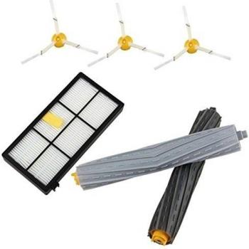 Lacaca accesorio para iRobot Roomba 800 serie 870 880 Repuesto de Aspiradora kits-includes 1 Pack filtro, cepillo de cerdas de 3pc cepillos laterales, 1set