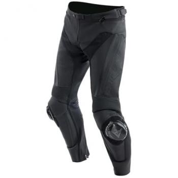 Pantalones de moto de cuero para hombre Dainese Delta 4 S/T - Negro (3XL)