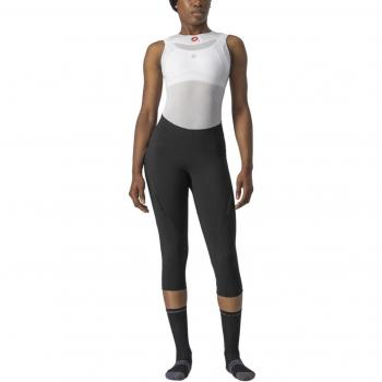 Culote Pirata Sin Tirantes Castelli Velocissima 3 Negro Intenso Mujer - S