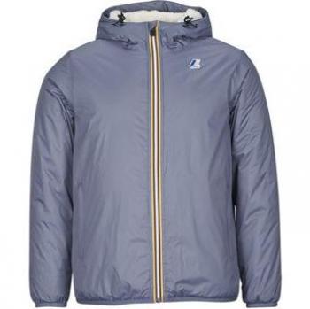 K-Way LE VRAI 3.0 CLAUDE ORSETTO Men's Jacket in Grey, Light Jackets, Unisex, Blue, Size: 2XL