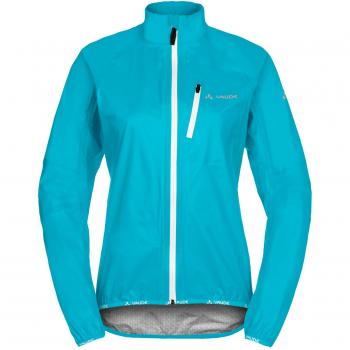 VAUDE Women 's Drop Jacket III – Chaqueta, Primavera/Verano, Mujer, Color Cian, tamaño Large