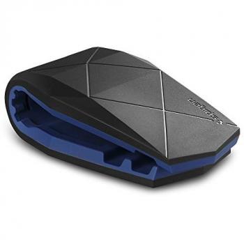 Soporte de Teléfono para Coche Spigen KUEL [S40], Función de Doble Ángulo, Aplicación Fácil de Un Toque, Color Negro/Azul