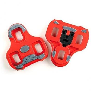 LOOK Cycle - Calas de Ciclismo Delta con Función de Posicionador de Memoria - Compatible con Pedales Estándar LOOK Pedales no KEO - Peso y Tamaño Reducido - 0° Libertad Angular - Color Rojo