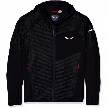 Salewa Ortles Hybrid 2 Prl M JKT Chaqueta, Hombre, Negro