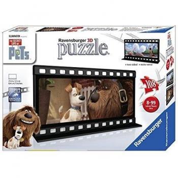 Ravensburger 3D Puzzle - The Secret Life of Pets - 108 Pieces