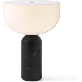 Lámpara de mesa recargable Kizu portátil de mármol negro