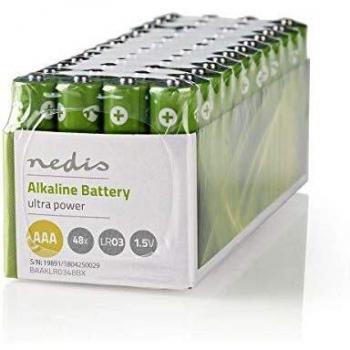 Nedis BAAKLR0348BX Alkaline Battery AAA | 1.50 V | AAA / MN2400 / MV2400 / MX2400 / 24A / 1200 | 48 pcs | Box